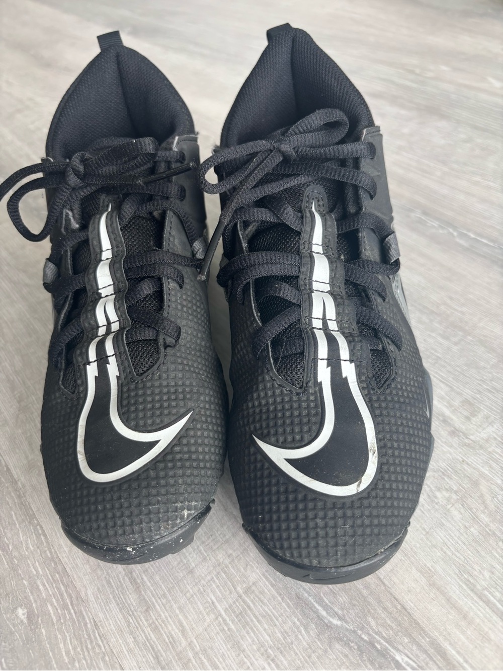 Nike Black and White Youth Athletic Shoes